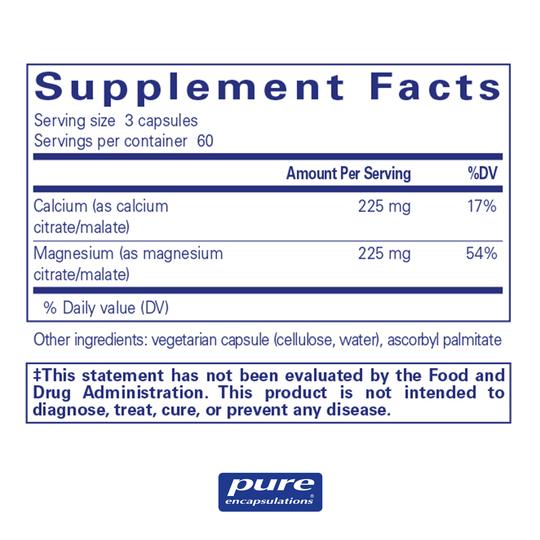 Calcium Magnesium (Citrate/malate)